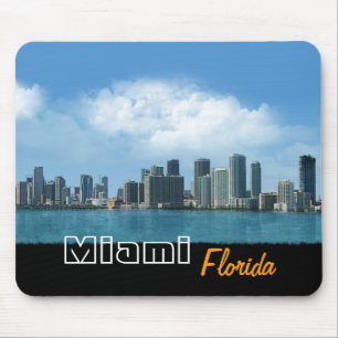 Miami Skyline Mouse Pad