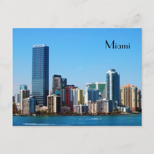 Miami skyline - Post card (Front)