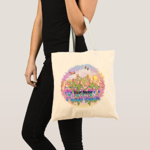 Miami Skyline tote bag
