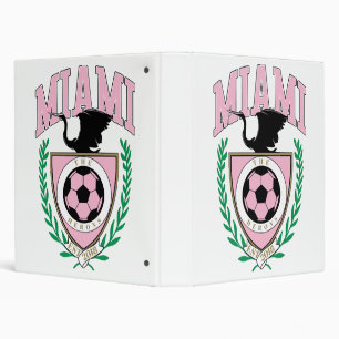 Miami Soccer Varsity Style  Binder