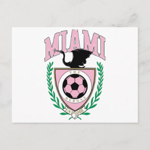 Miami Soccer Varsity Style  Postcard