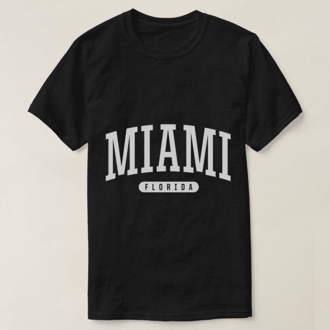 Miami Sweat - shirt à capuche College University S (Design devant)