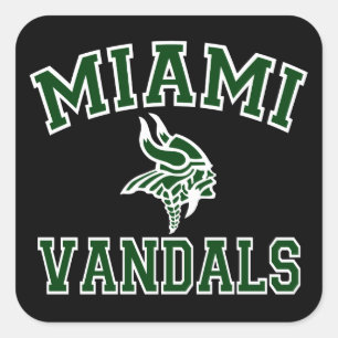 Miami Vandals Square Sticker
