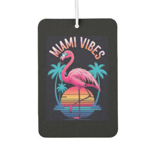Miami Vibes Summer Flamingo Design-63454 Air Freshener