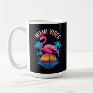 Miami Vibes Summer Flamingo Design-63454 Coffee Mug