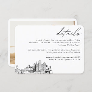 Miami Wedding Hotel Room Block Details Enclosure Card