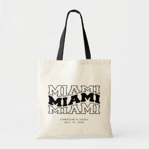 Miami Wedding Welcome Tote Florida Wedding Bag