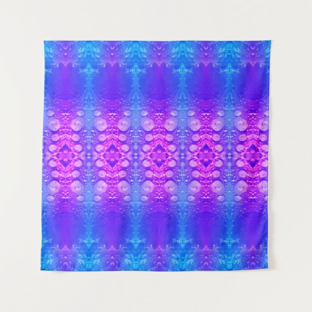Miami X Blue Ikat As Well Tapestry (Front)
