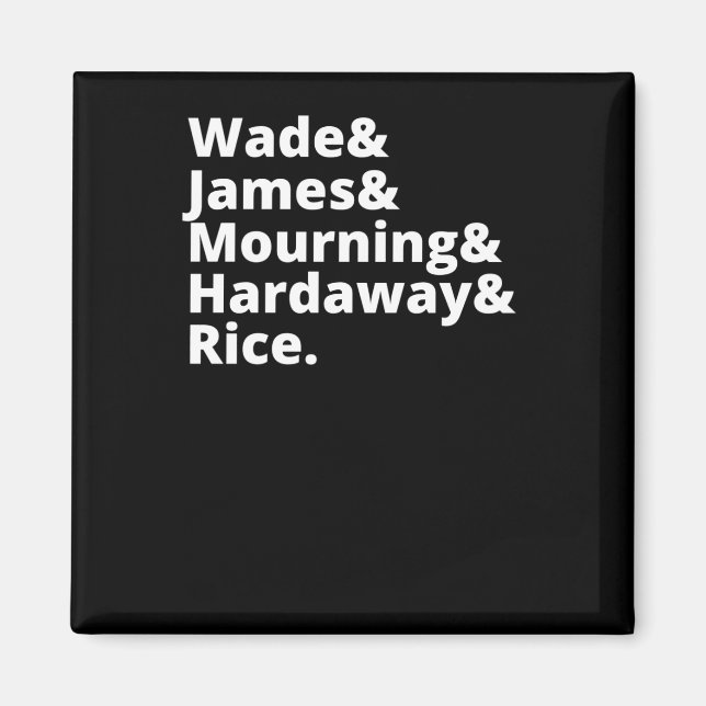 Miami's Finest  Magnet (Front)