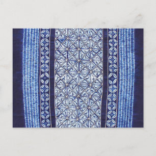 Miao Indigo Tie-Dye #5 Postcard