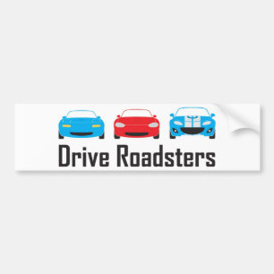 miata 3 gens bumper sticker