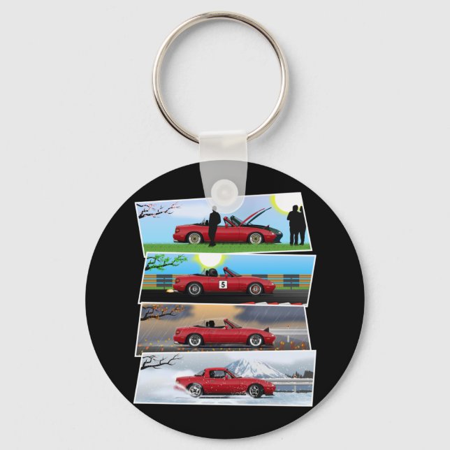 Miata All Season Keychain (Front)