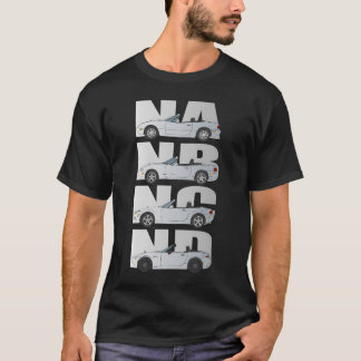 Miata Generations Silver  T-Shirt