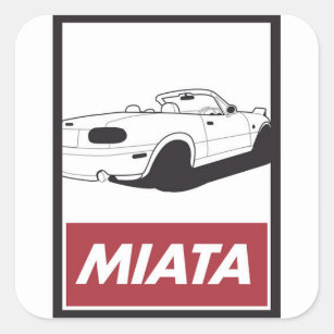 Miata Portrait Stickers
