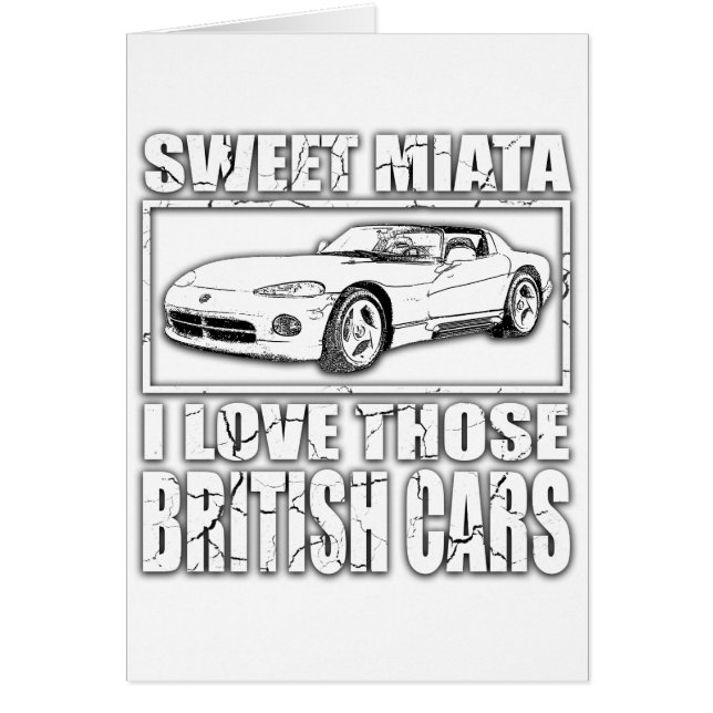 Miata Viper british car joke (Front)