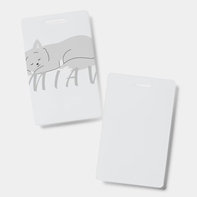 MIAV | A SOFT DESIGN BADGE (Front & Back)
