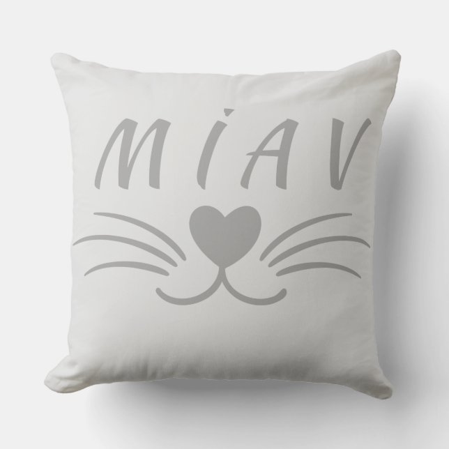 MIAV | Animal Lovers Throw Pillow (Front)