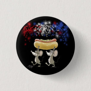 Mic And Mac's 4th Of July Night Picnic Button