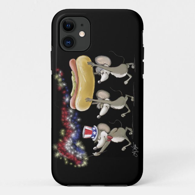 Mic, Mac And Moe's 4th Of July Night Picnic Case (Back)