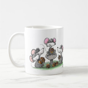 Mic, Mac and Moe's Happy Father's Day Illustration Coffee Mug