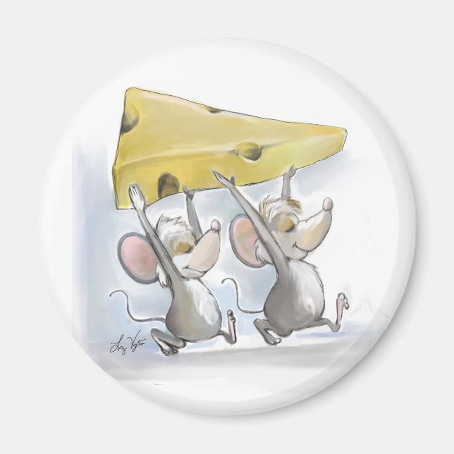 Mic & Mac Bringing In The Cheese  Magnet (Front)