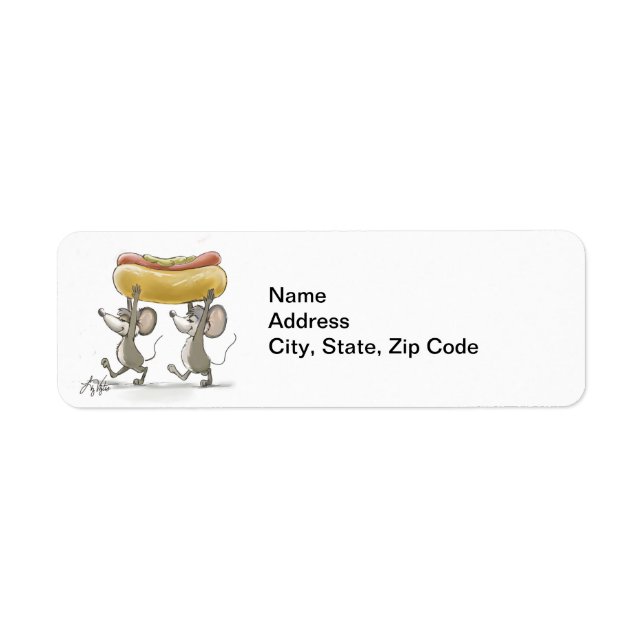 Mic & Mac's Picnic Address Labels (Front)