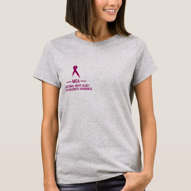 MICA Moth T-Shirt Grey (Devant)