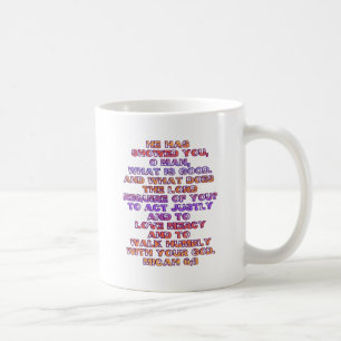 Micah 6:8 coffee mug