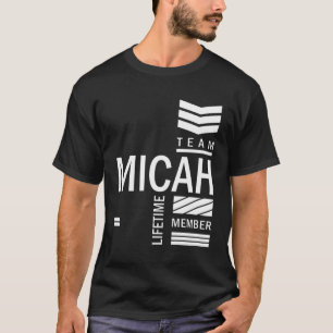 Micah Personalized Name Birthday Gift T-Shirt