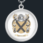 Micallef Coat of Arms (Family Crest) Silver Plated Necklace<br><div class="desc">Use the search tool at my store to find other Micallef merchandise. Micallef Coat of Arms (Family Crest) products avaiable on tshirts, sweatshirts, kids shirts, infant onsies, stickers, magnets, and much more Micallef clothing fully customizable to your specifcations. Great for family reunions or gifts for the relatives. If you like...</div>