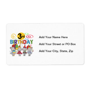 Mice 3e anniversaire T-shirts et cadeaux