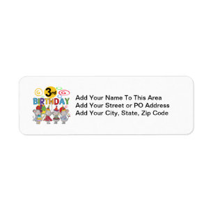 Mice 3rd Birthday T-shirts and Gifts