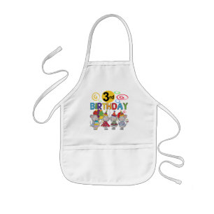 Mice 3rd Birthday T-shirts and Gifts Kids Apron