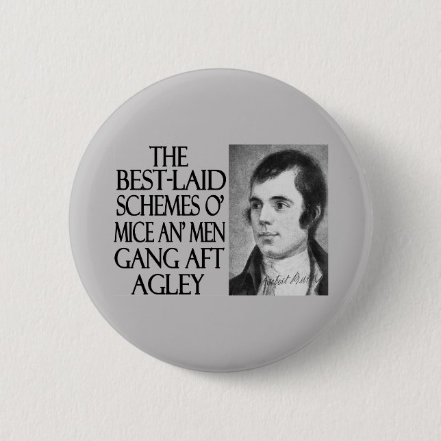 Mice and Men 2 Inch Round Button (Front)
