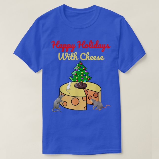 Mice Attack Cheese  T-Shirt (Design Front)