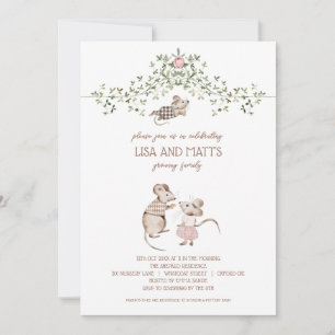 Mice Baby Shower Invitation
