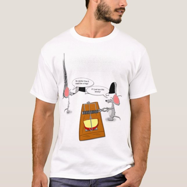Mice Defusing Trap T-Shirt (Front)