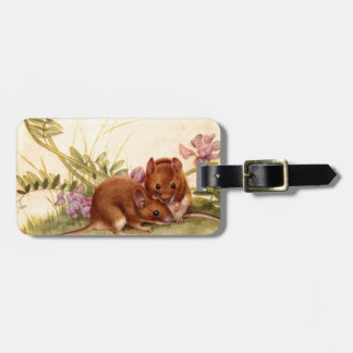 mice luggage tag