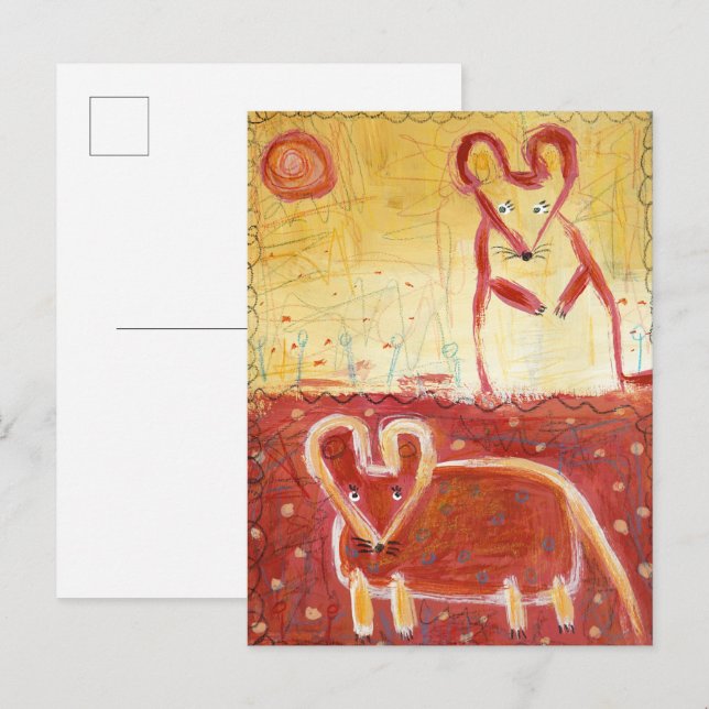 Mice Postcard (Front/Back)