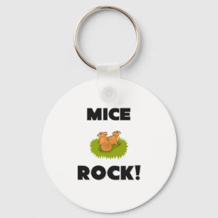 Mice Rock Keychain