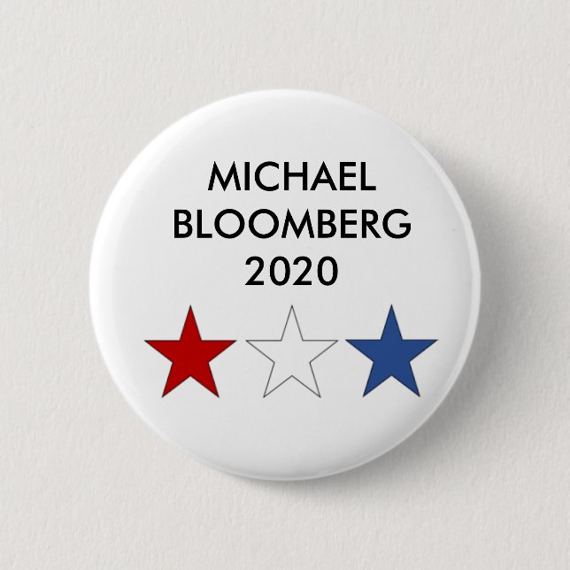 Michael Bloomberg 2020 Presidential Button (Front)