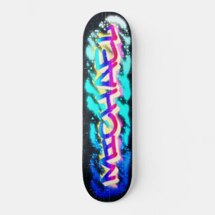 MICHAEL Customisé Graffiti Skateboard