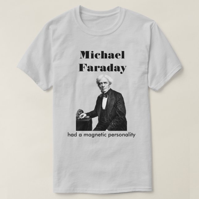 Michael Faraday T-Shirt (Design Front)