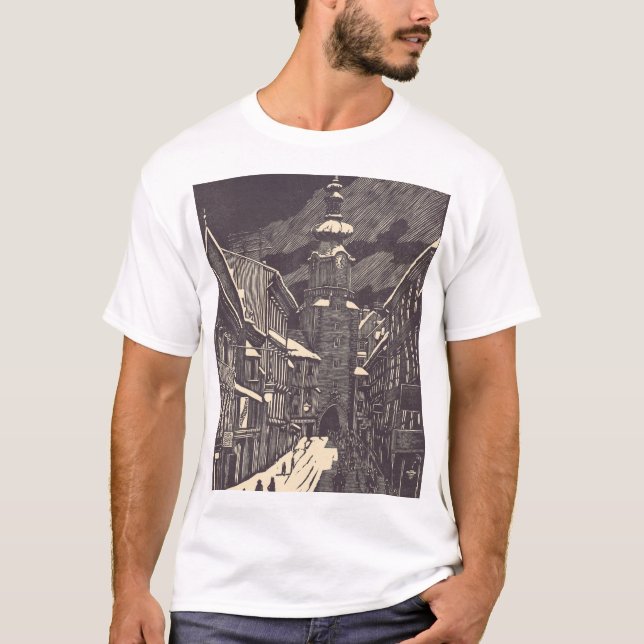 Michael Gate in Bratislava Medieval Tower T-Shirt (Front)