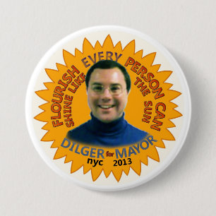 Michael J. Dilger for NYC Mayor 2013 3 Inch Round Button