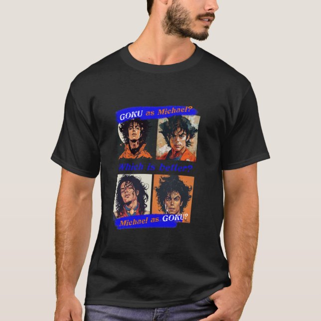 Michael Jackson_Goku_Akira Toriyama_001 T-Shirt (Front)