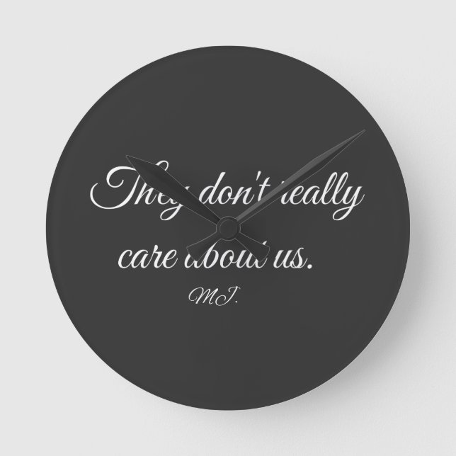 Michael Jackson lyrics  Round Clock (Front)