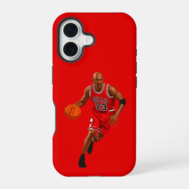 Michael Jordan iPhone 16 Case (Back)