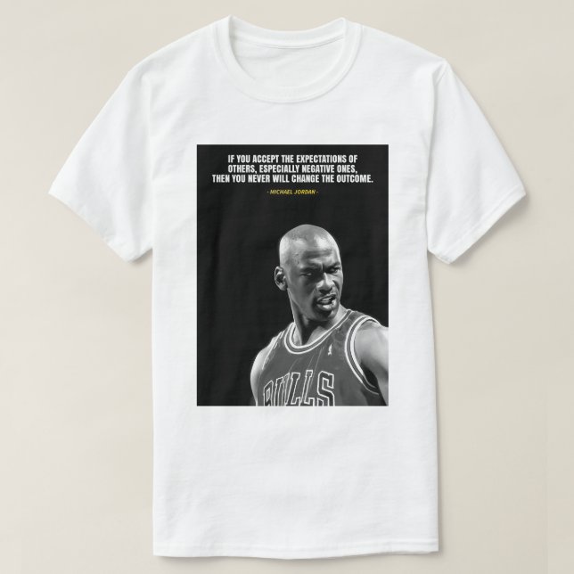 Michael Jordan quotes T-Shirt (Design devant)