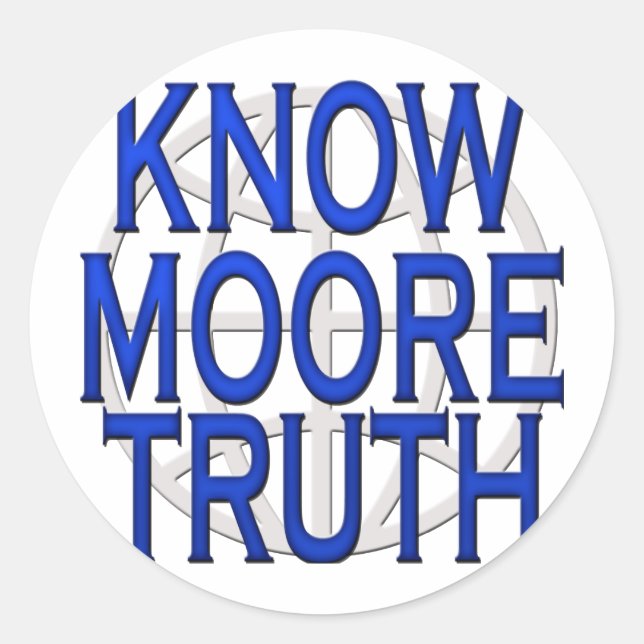 Michael Moore Knows! SiCKO Supporter Classic Round Sticker (Front)
